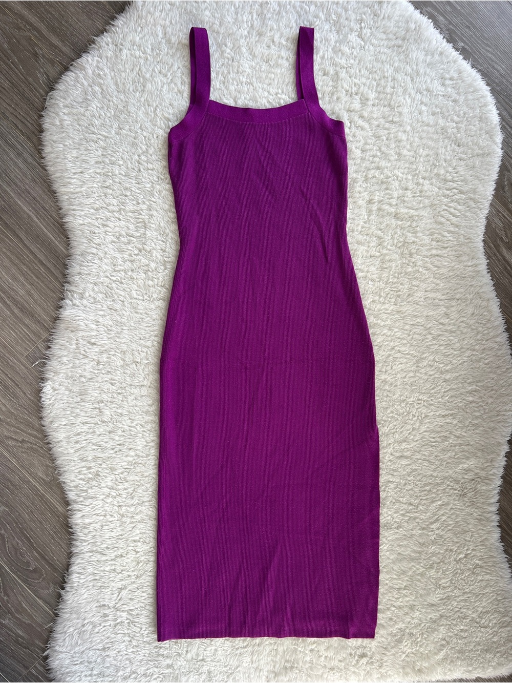 Babaton Fitted Sleeveless Midi Dress - Plum